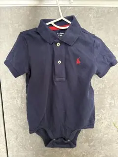 Ralph Lauren ネイビー ポロシャツロンパース 12M