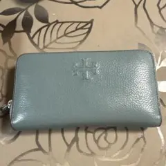 Tory Burch グレー レザー 長財布