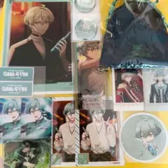 アイドリッシュセブン 亥清悠 APOZ サイン入り缶バッジ クランチ巾着