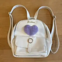 Jennilove リュック ホワイト ハートのサムネイル