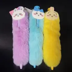 ちいかわ ふわふわBIGボールペン ハチワレ うさぎ モモンガ 3本セット