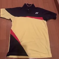 YONEX ポロシャツ Sサイズ イエロー/ネイビー/レッド
