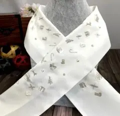 Xmasデザイン数量限定の大特価❣️Xmas刺繍半襟✨日本製　新品