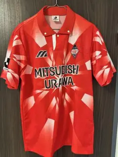 希少サイン入り◎浦和レッズ ミズノ 応援用ユニフォーム 95～96シーズン 赤 希少サイン入り◎浦和レッズ ミズノ 応援用ユニフォーム 95～96