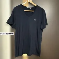 【BEN SHERMAN】ネイビー Vネック Tシャツのサムネイル
