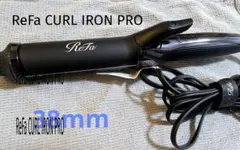 美品☆ 38mm / ReFa カールヘアアイロン プロ ブラック リファ