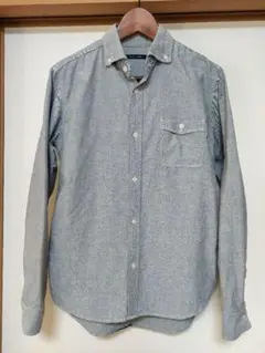 アーバンリサーチ　グレー色のオクスフォードシャツ　38