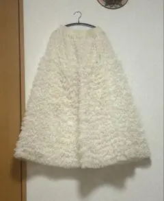 ロングチュールスカート