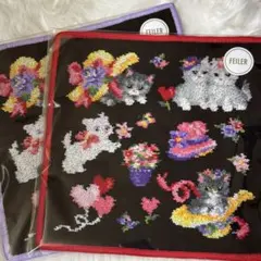 フェイラー モンプティシャ ハンカチ WEB限定 ブラック 2枚セット