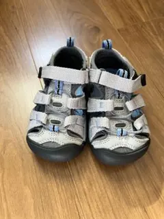 KEEN キッズ サンダル グレー/ブルー 12.5サイズ