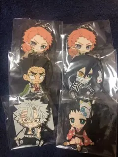 鬼滅の刃　ぺたん娘　ラバーストラップ　ラバスト