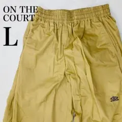 極美品 オンザコート ON THE COURT ベージュ ズボン パンツ L