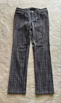 美品⭐︎ロートレアモンLAUTREAMONT チェック柄 ストレッチパンツ 38