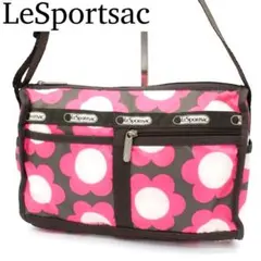 LeSportsac ショルダーバッグ 斜めがけ クロスボディ ナイロン 花柄