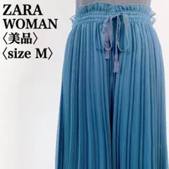 【完売モデル】ザラウーマン　シフォンプリーツイージーワイドパンツ　スカーチョ