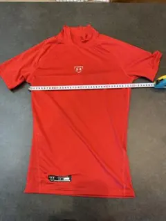 アンダーアーマー 赤 ハイネック Lサイズ