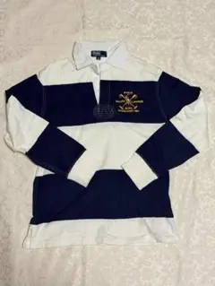 ラルフローレン ラガーシャツ 長袖 150 刺繍ロゴ