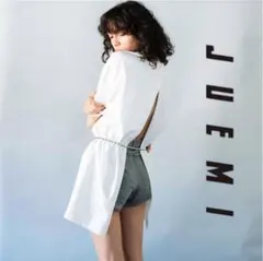 JUEMI モックネック Tシャツ ワンピース ブラックのサムネイル