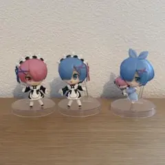 リゼロ ラムとレムがいっぱいコレクションフィギュアRICH 3点セット