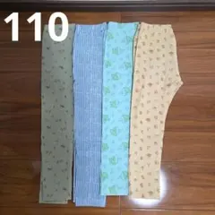 UNIQLO　ユニクロ　10分丈レギンスパンツ　４枚セット　ディズニー　110のサムネイル