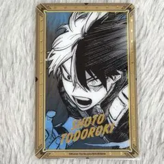 ☆ 僕のヒーローアカデミア 原画展 箔押しクリアカード 轟焦凍④