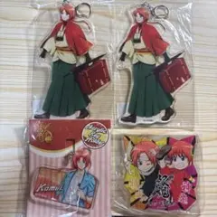 銀魂　神威　ビッグ　デニム　アクキー　アクリルバッジ　4点セット