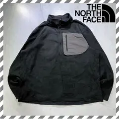 THE NORTH FACE フリースジャケット ハーフジップ 薄手 ナイロン