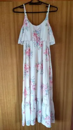 ジェラートピケ 花柄 ワンピース