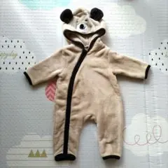 フード付き　フリースカバーオール サイズ70