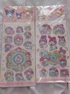 マイメロディウォーターシールステッカー 2シートセット