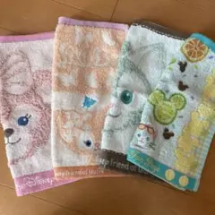 ダッフィーとフレンズ タオルセット４枚