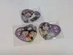 ハート缶バッジ 忍たま乱太郎 ナンジャタウン 竹谷 尾浜 久々知