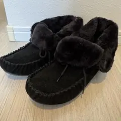 新品・モカシン・ファーL