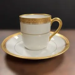 ⭐️新品 未使用品⭐️ Noritakeデミタスカップ&ソーサー 6客セット ノリタケ ヴィンテージ 月桂樹マルキ印 オールドノリタケ NORITAKE