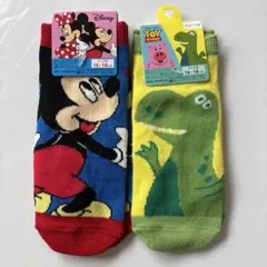 2足セット　靴下 トイストーリー ソックス　子ども　16〜18㎝　ショート丈