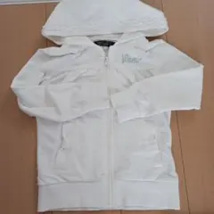 Vanity Vanilla 白 フード付きパーカー