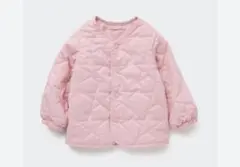 UNIQLO キルティングジャケット 80 ピンク
