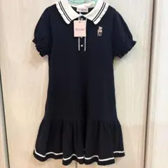 メゾピアノ 裾ロゴセーラーカラー ワンピース 110 - メルカリ