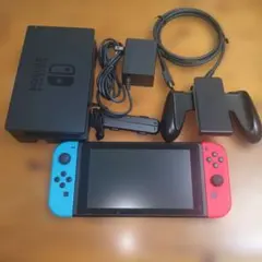 【バッテリー強化】Nintendo Switch 本体 青/赤 Joy-Con