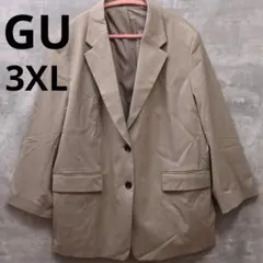 【3XL】 GU オーバーサイズテーラードジャケット♪ゆったり綺麗シルエット