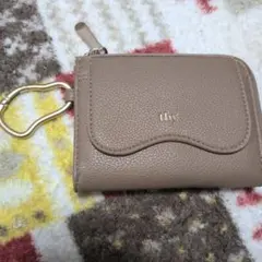 tal.by yumi. カラナビ付ウォレット コインケース ダークベージュ