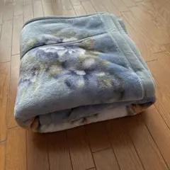 PEONY 二枚合わせ毛布 厚手 マイヤー毛布 シングル 140×200cm