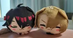 新品★にじさんじ おひるねこ ルカ・カネシロ ヴォックス・アクマ マスコット