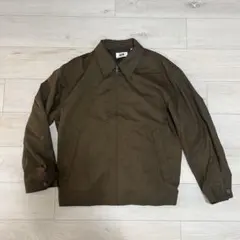 UNIQLO U ジップアップブルゾン　ブラウン　Lサイズ