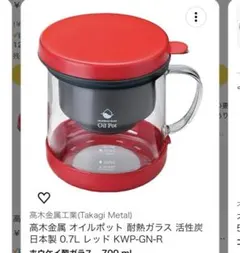耐熱ガラスのオイルポット
