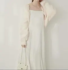 マルチリボンマーメイドワンピース　natural couture