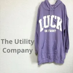 ユニティカンパニー 長袖パーカー ロングパーカー スウェット ロゴプリント L