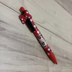 ミニーマウス ボールペン ドット柄 水玉 リボン ディズニーリゾート