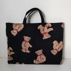 大きなくま　レッスンバッグ