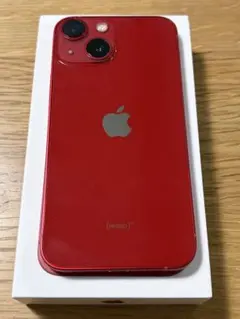iPhone 14 128GB レッド 画面割れなし フレーム少し傷あり動作良好